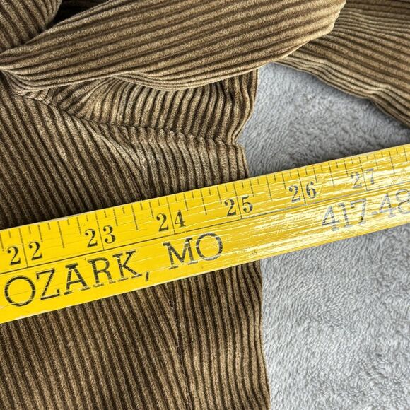 Stafford Blazer Mens 48L Brown Corduroy Two Button Notch Lapel Sport Coat Lined - Picture 6 of 12